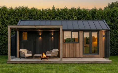 Direct leverbaar | nieuwe luxe tiny house (sleutelklaar)