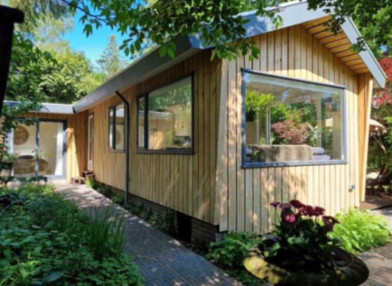 Prachtige boschalet/tiny house