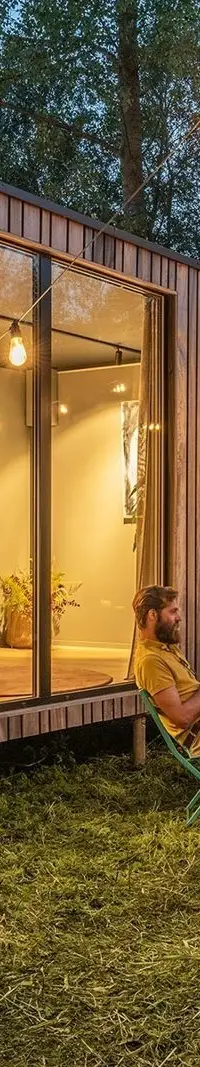 Stalen frame Tiny House / Tuinkamer 1